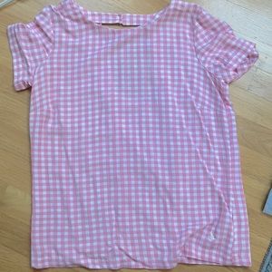 Jack Wills checkered top, cut out in the back